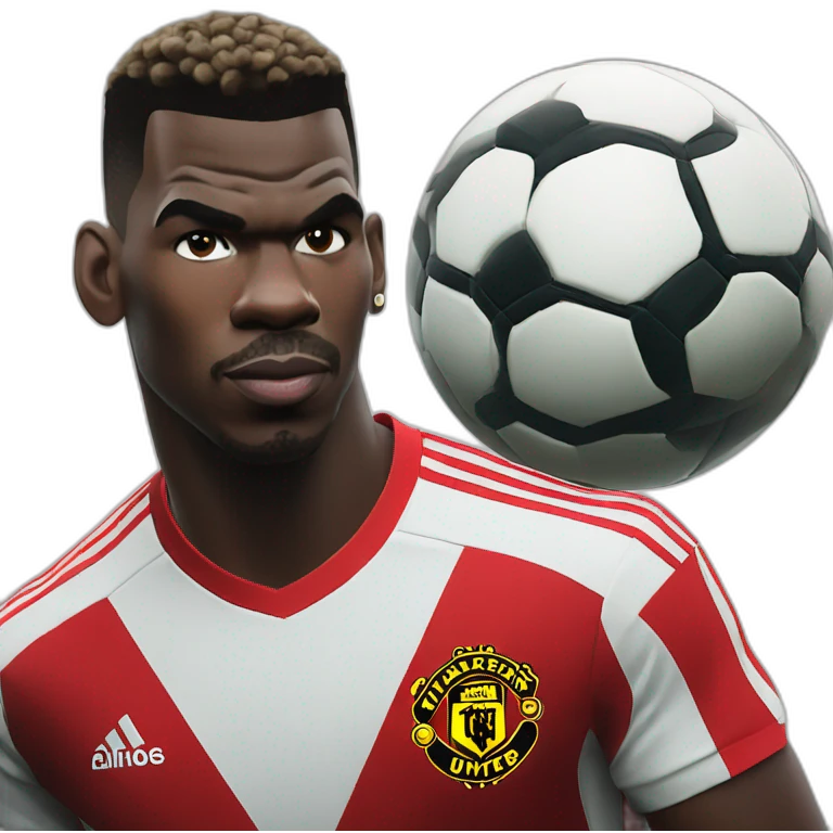Paul pogba shot a ball the match emoji