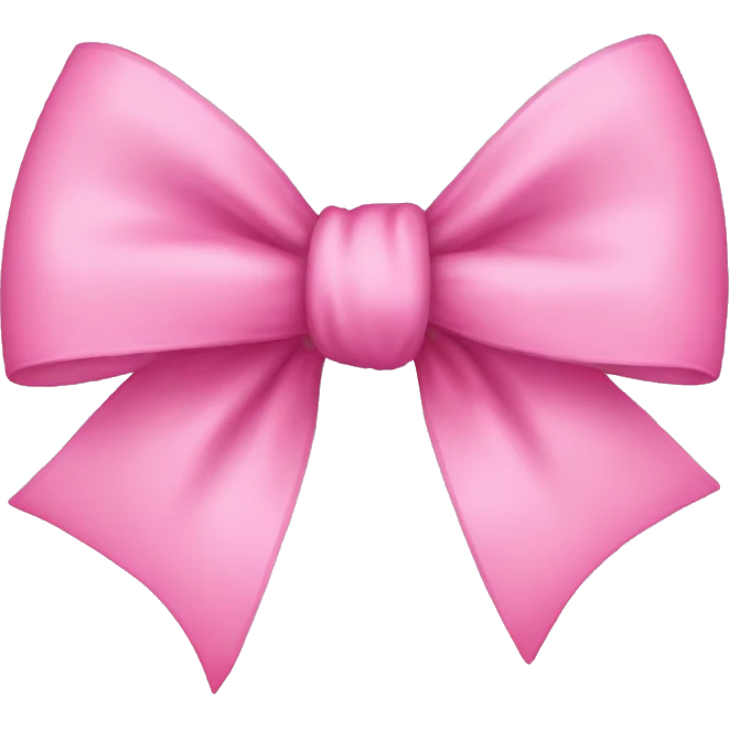 Pink bow  emoji