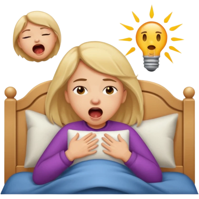 Girl wake up emoji