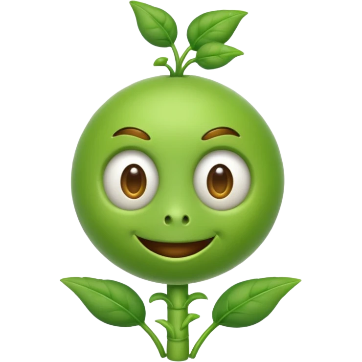 pea shooter pvz emoji