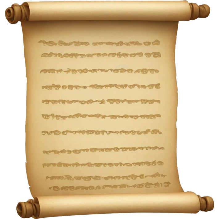Scroll emoji