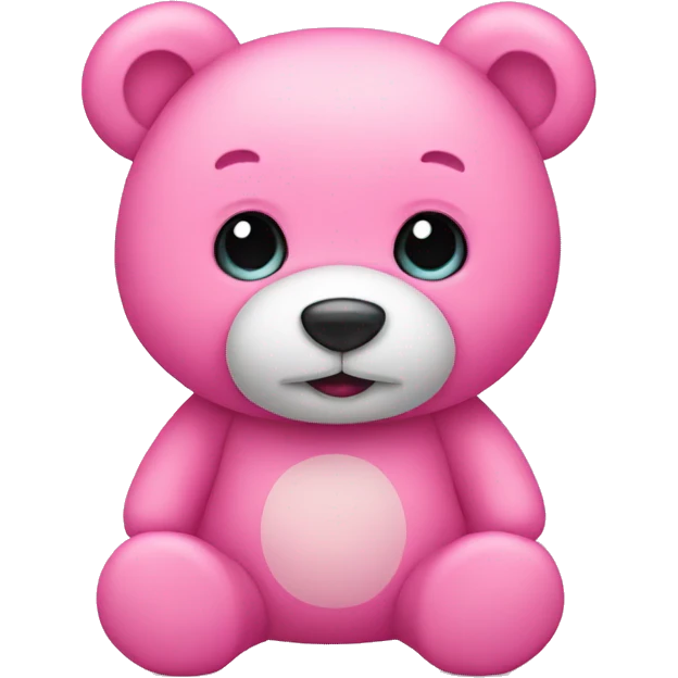 pink teddy bear  emoji