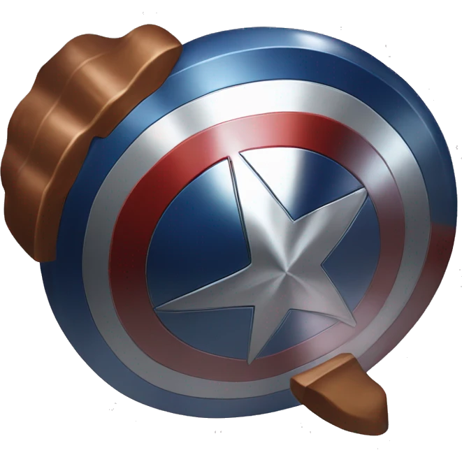 Captain America's sheld emoji