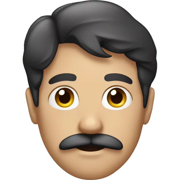 A man with a moustache emoji