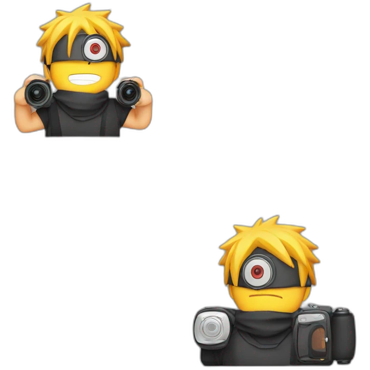 naruto uzumaki with a camera in his hand emoji