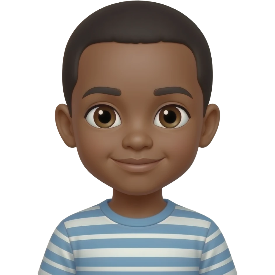 Niño pequeño negro emoji