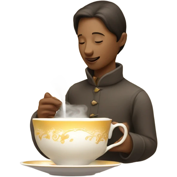 Drinking tea emoji