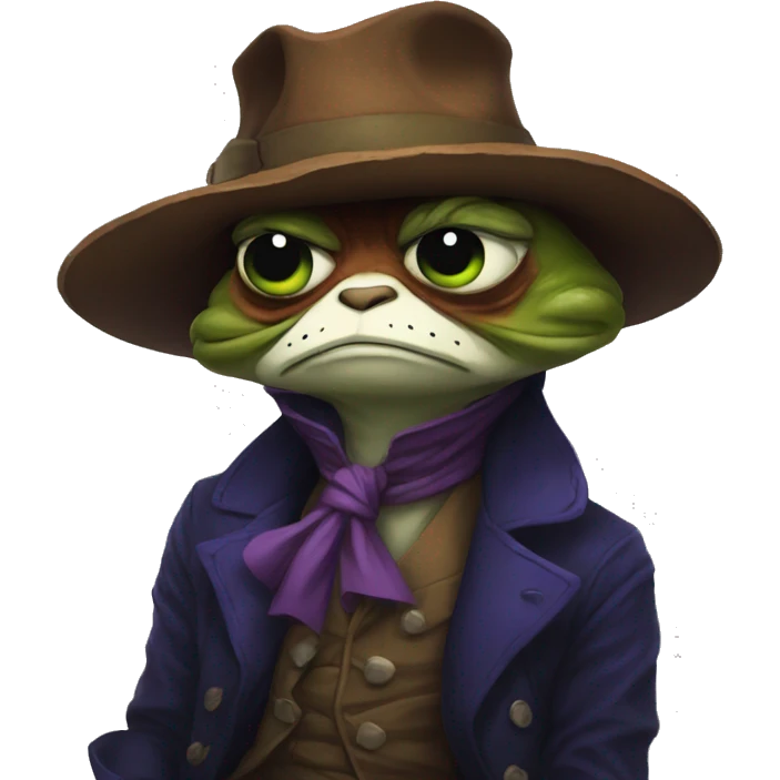 Sad pepe as gambit emoji