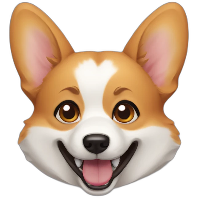 corgi fangs emoji