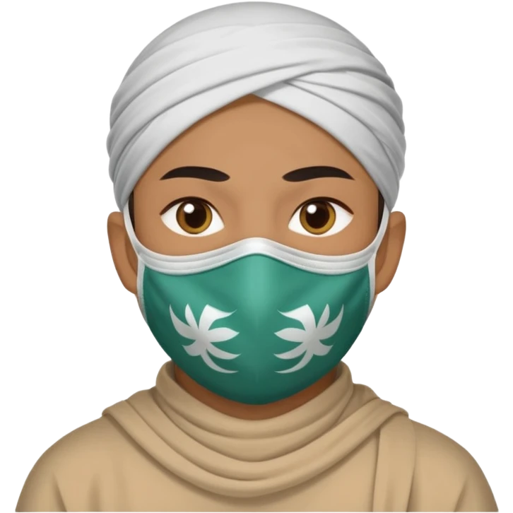 masked muslim emoji