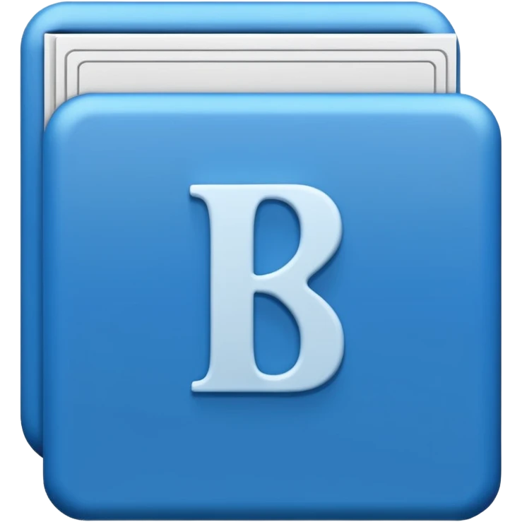 The letters LR in a blue box 2D emoji