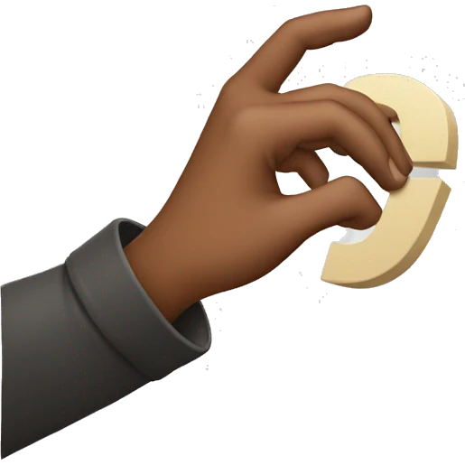 making the letter c with hand emoji