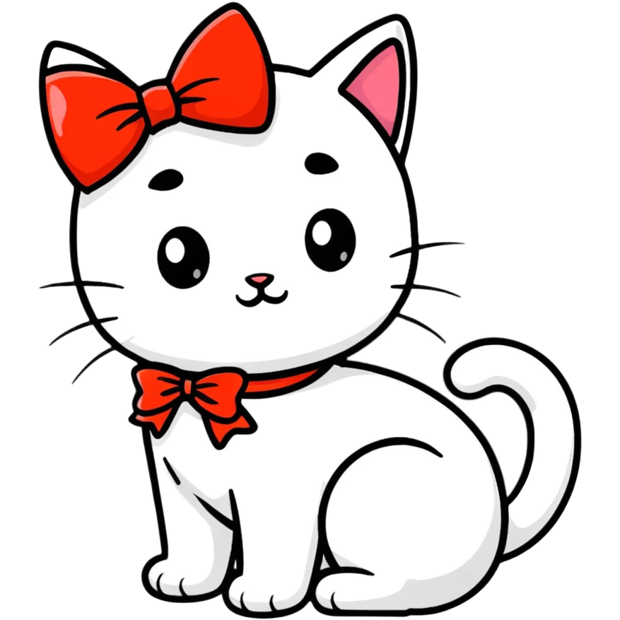 Hello kitty emoji