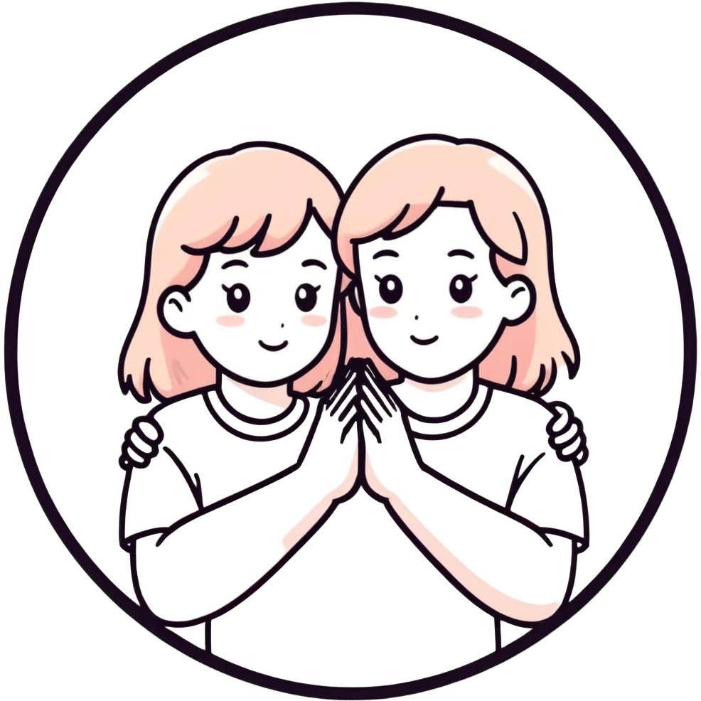 Hands crossed holding a girl  emoji
