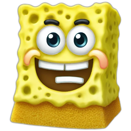 a sponge that name spongebob emoji