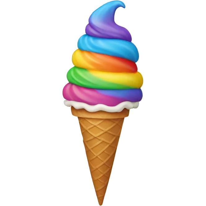 pride Ice cream emoji