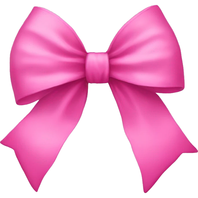 Pink bow emoji
