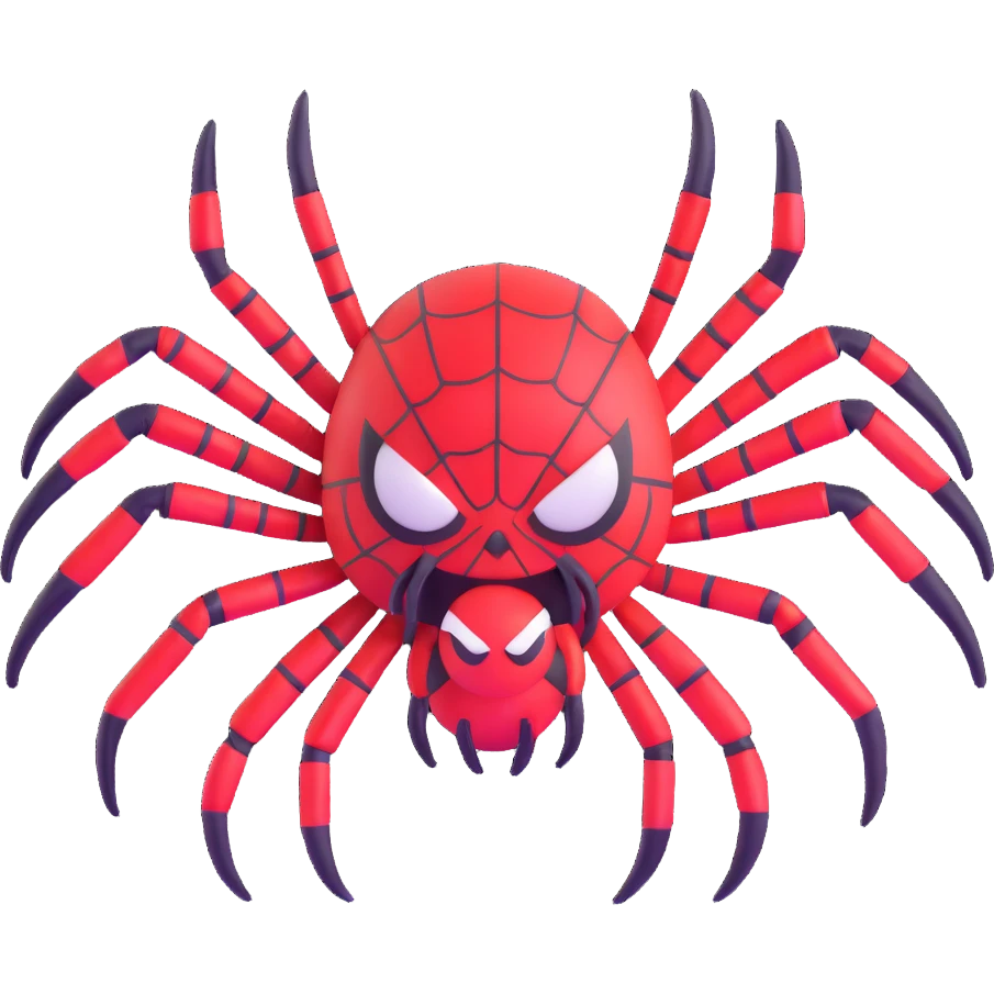 angry spider emoji