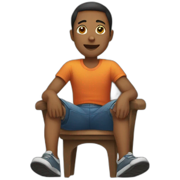 Sitting emoji