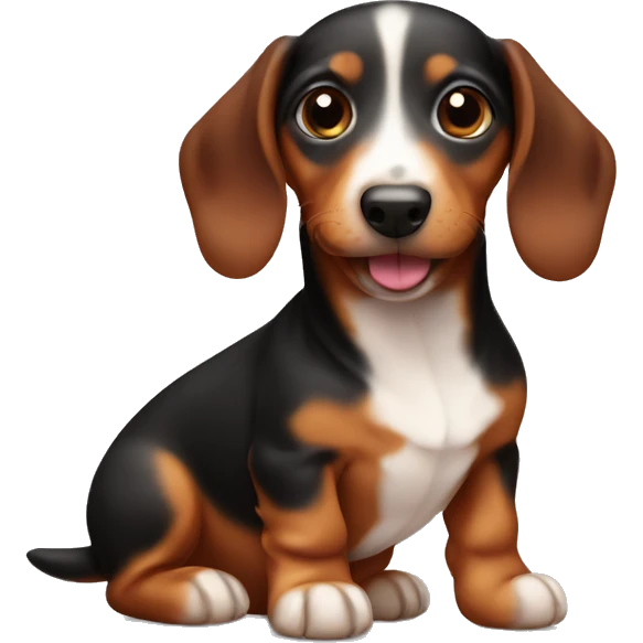 Baby sausage dog emoji