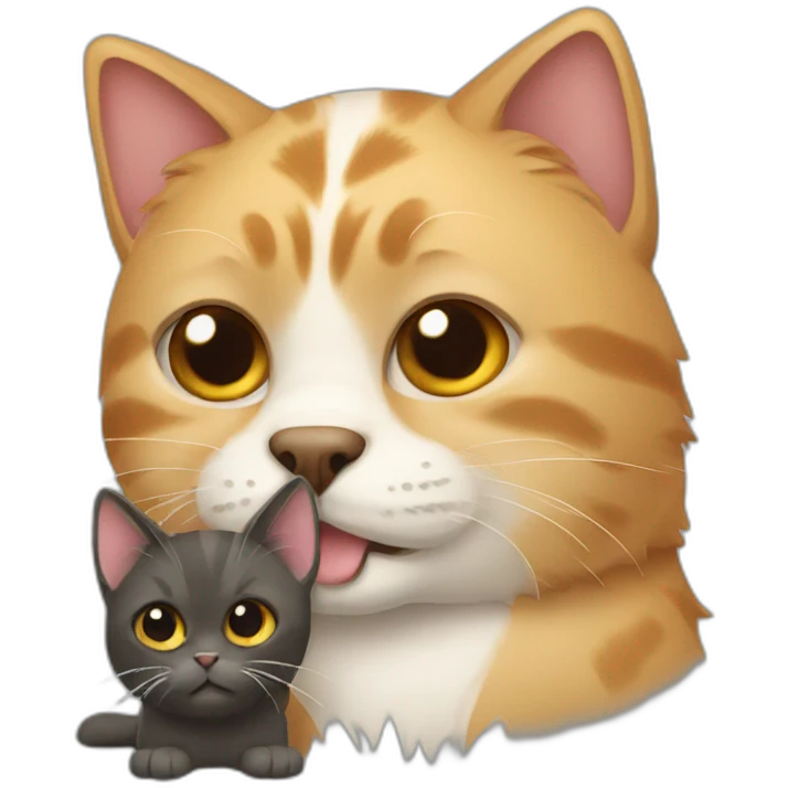 cat with dog emoji