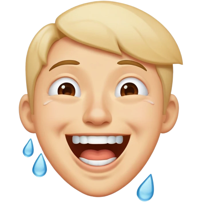 Laugh out loud funny emoji