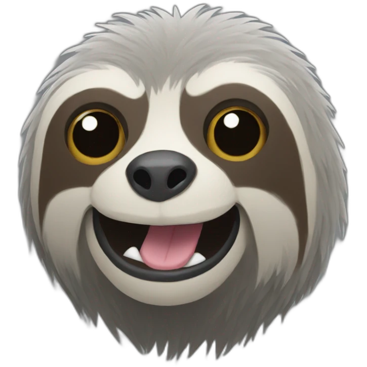 Foggy sloth emoji
