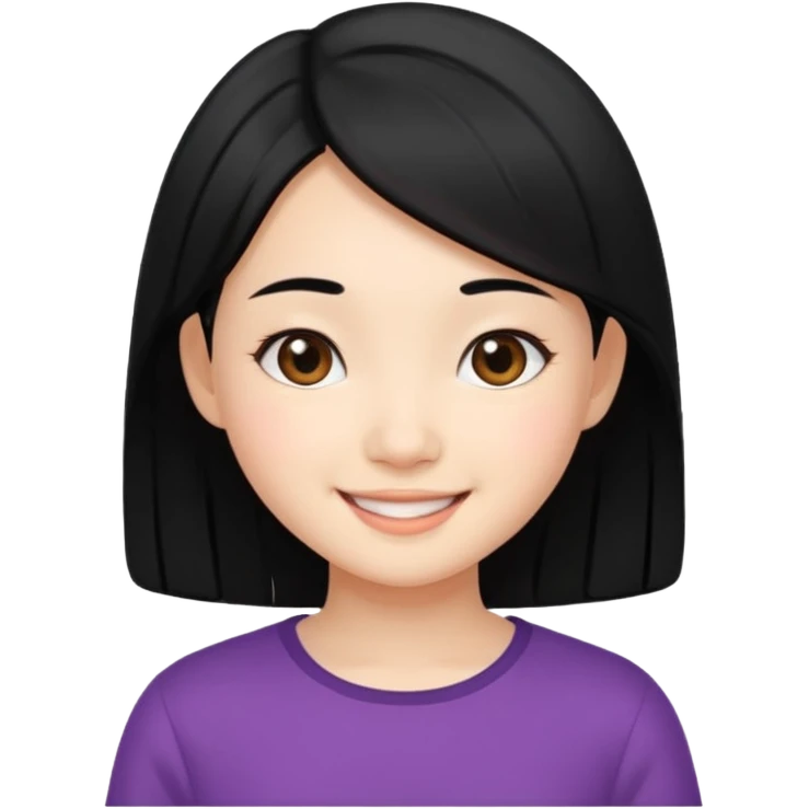 Cute Asian Girl emoji