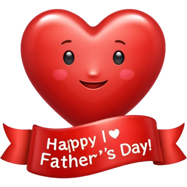Father's Day heart emoji