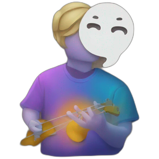 Music heals heart emoji