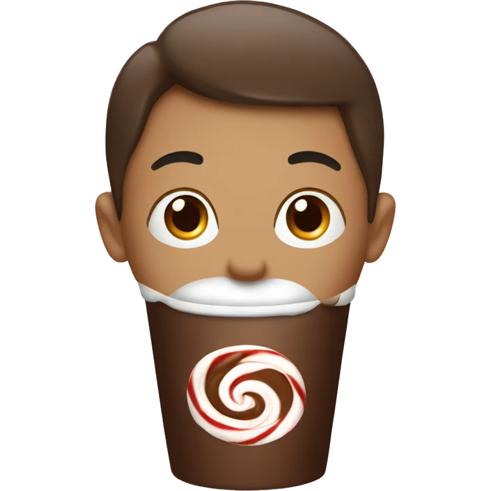 Peppermint mocha emoji