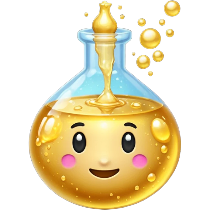 pixelated emoji of a golden potion emoji