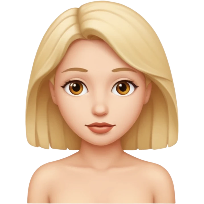 Голая женщина  emoji