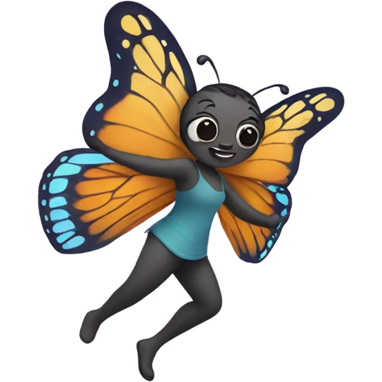 butterfly dancing emoji