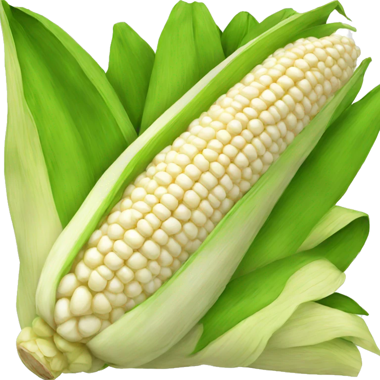 White corn emoji