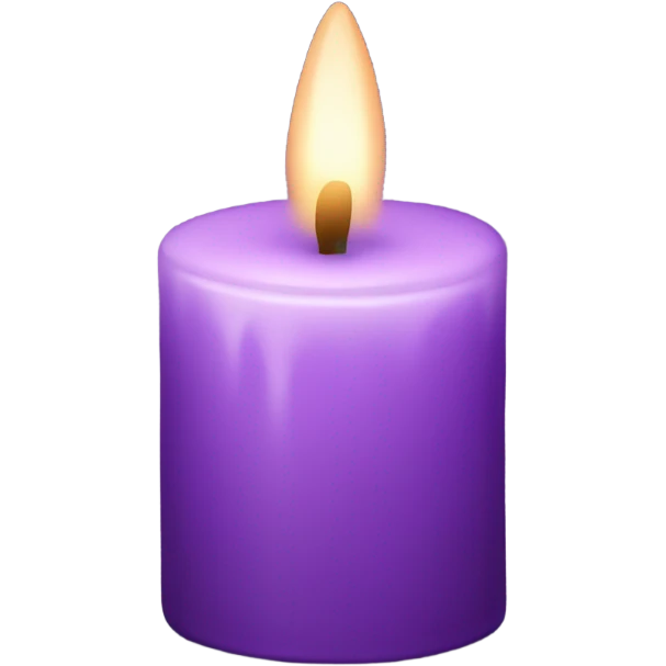candle light purple emoji