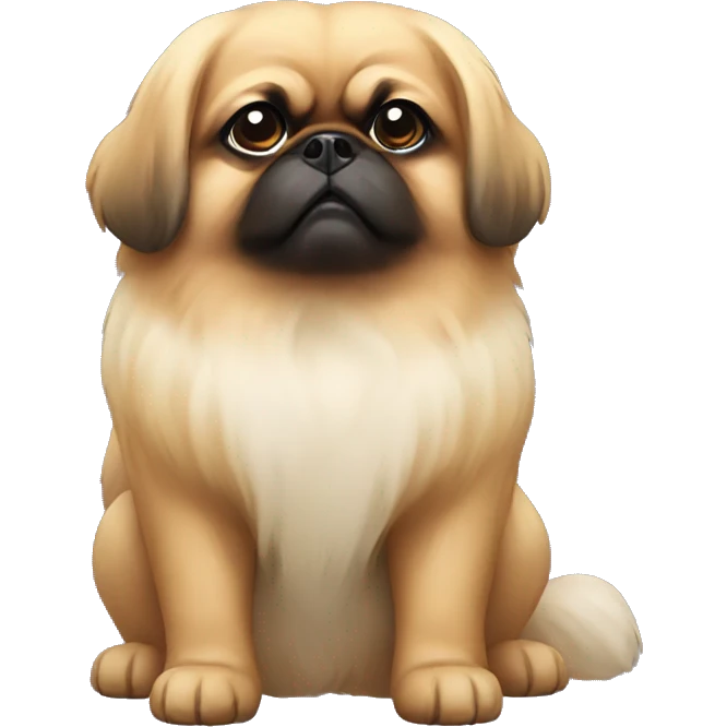 Pekingese dog emoji