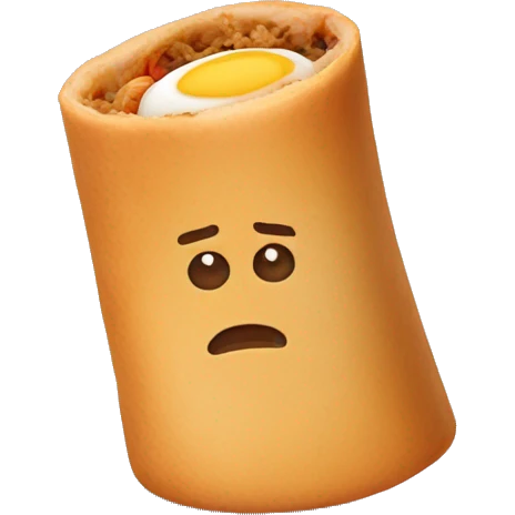 Egg roll emoji