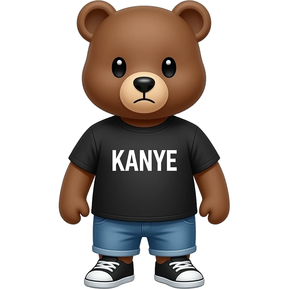 kanye west dropout bear emoji