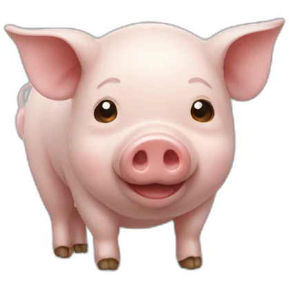 Cochon heureux  emoji