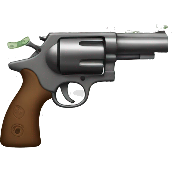 Money gun emoji