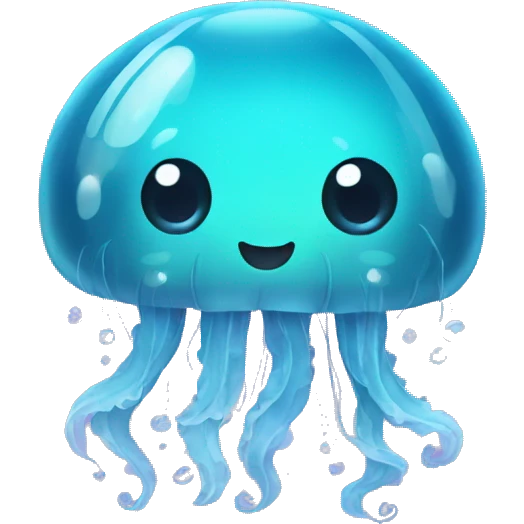 Cute jellyfish emoji