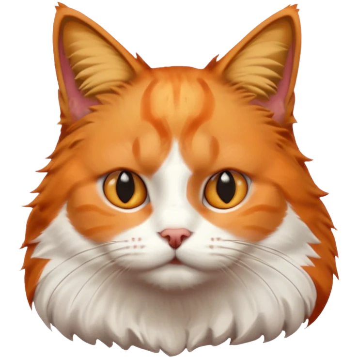 orange & white cat emoji