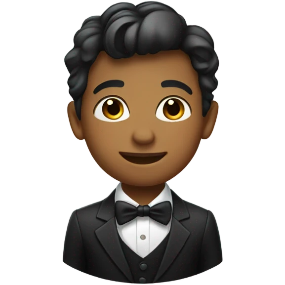 dapper boy in formal attire emoji