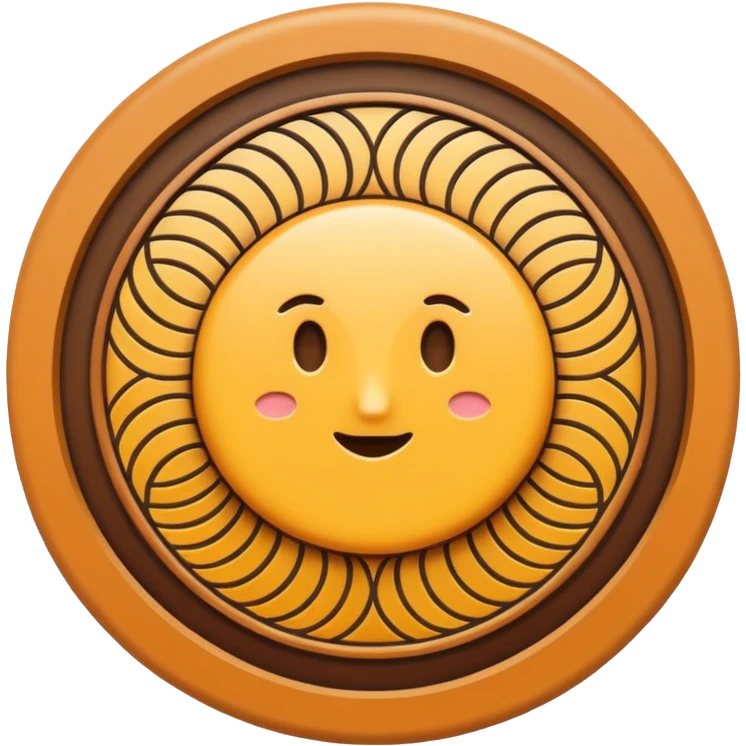 Round design emoji