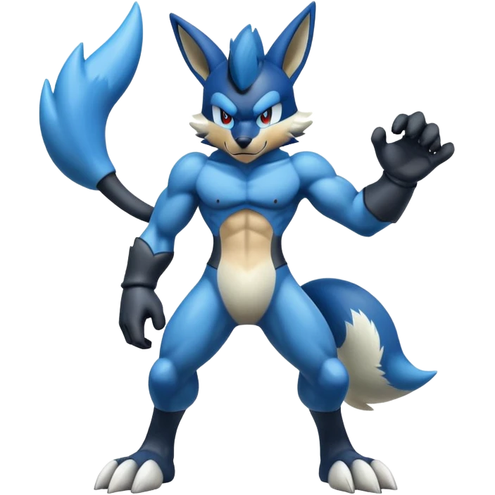 Lucario (Full body) emoji