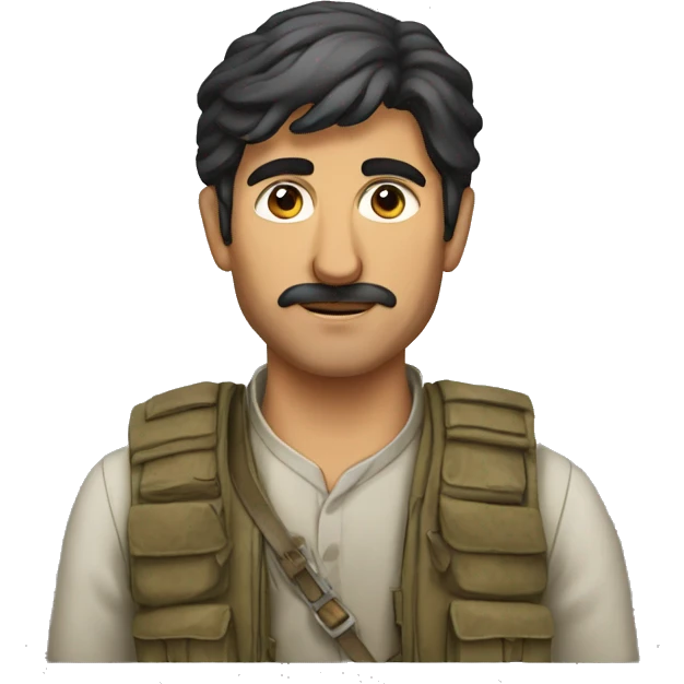 Kurdish man with turvan emoji