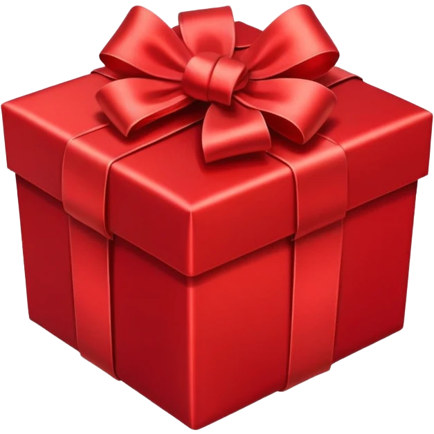 Red gift box  emoji
