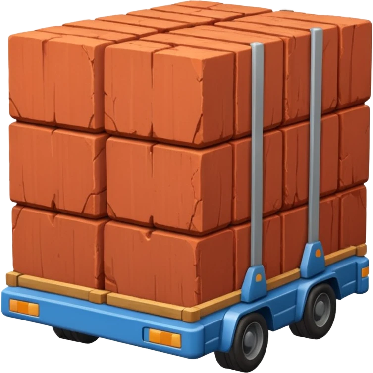 A truckload of bricks emoji