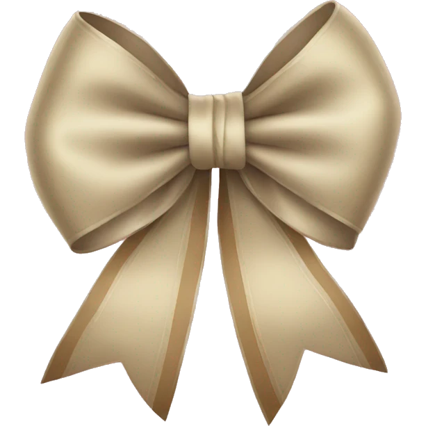 vintage bow emoji
